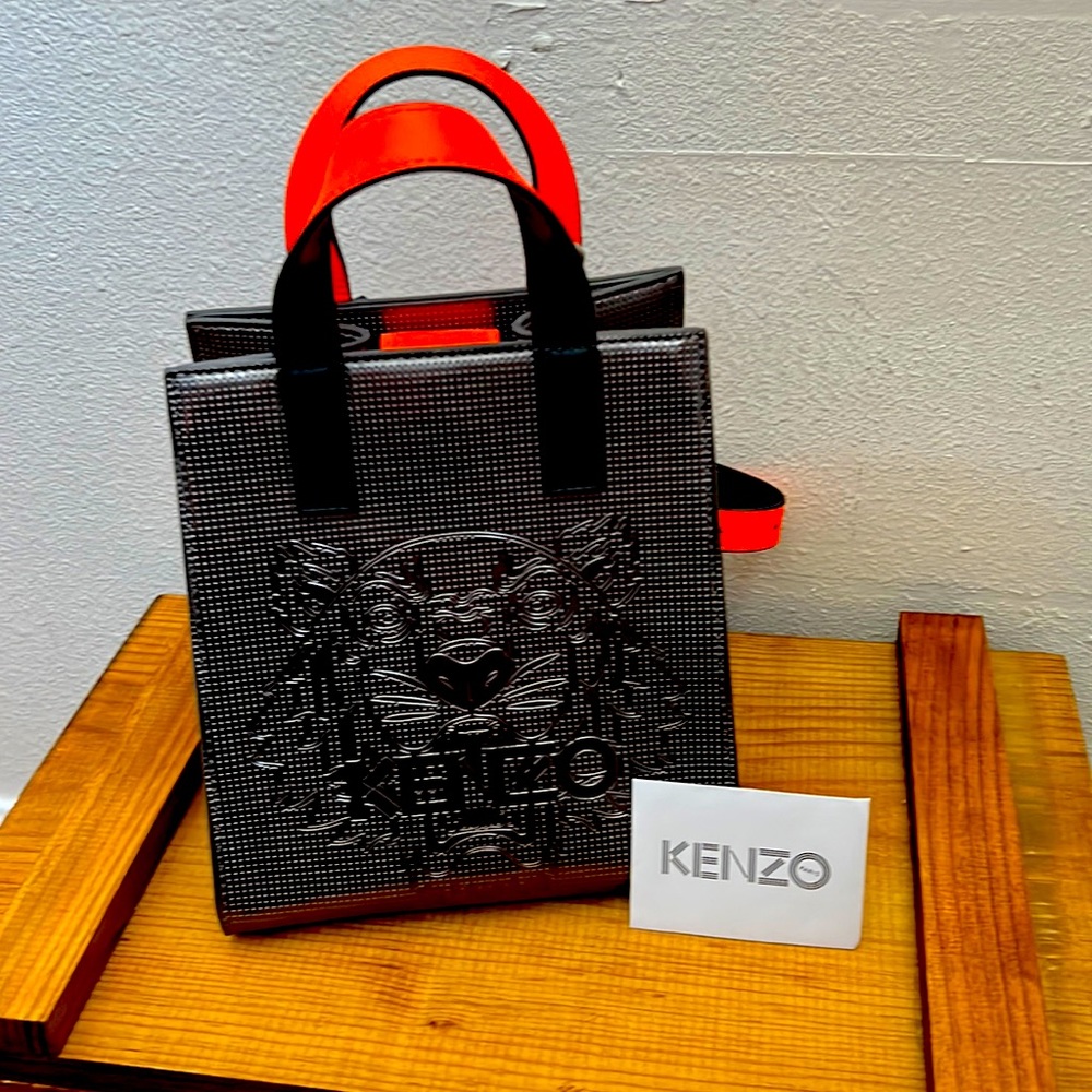Kenzo Bag with Attachable Crossbody Strap NEW Authenticity Certificate Included